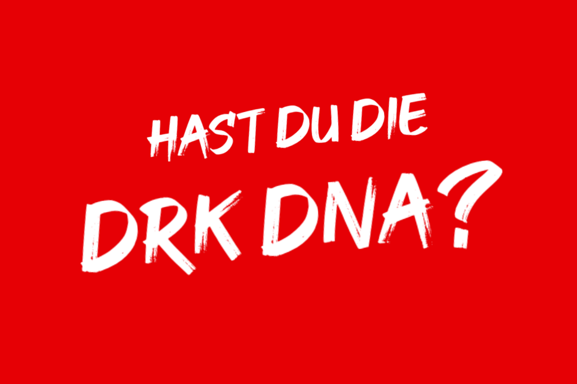 DRK-DNA Schriftzug